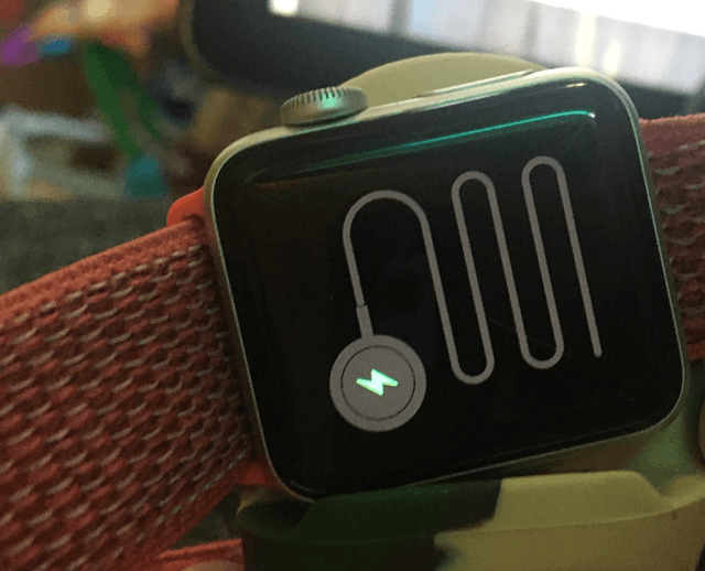 Apple watch series 4 best sale charging screen