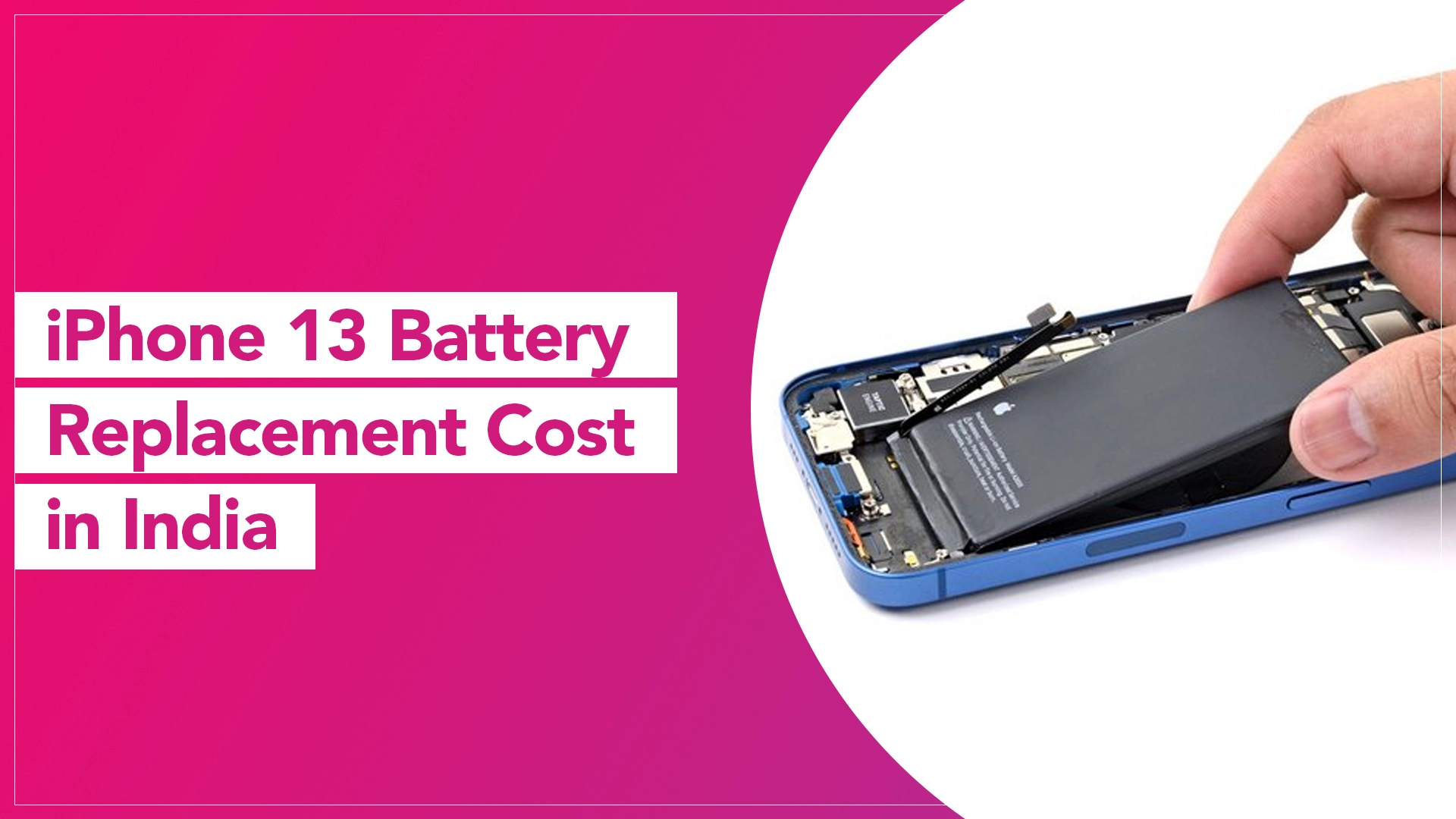 iPhone 13 Battery Replacement Cost in India