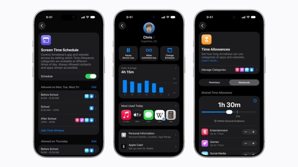Apple's new child-safety features give parents more control over websites, communication and screen time across devices